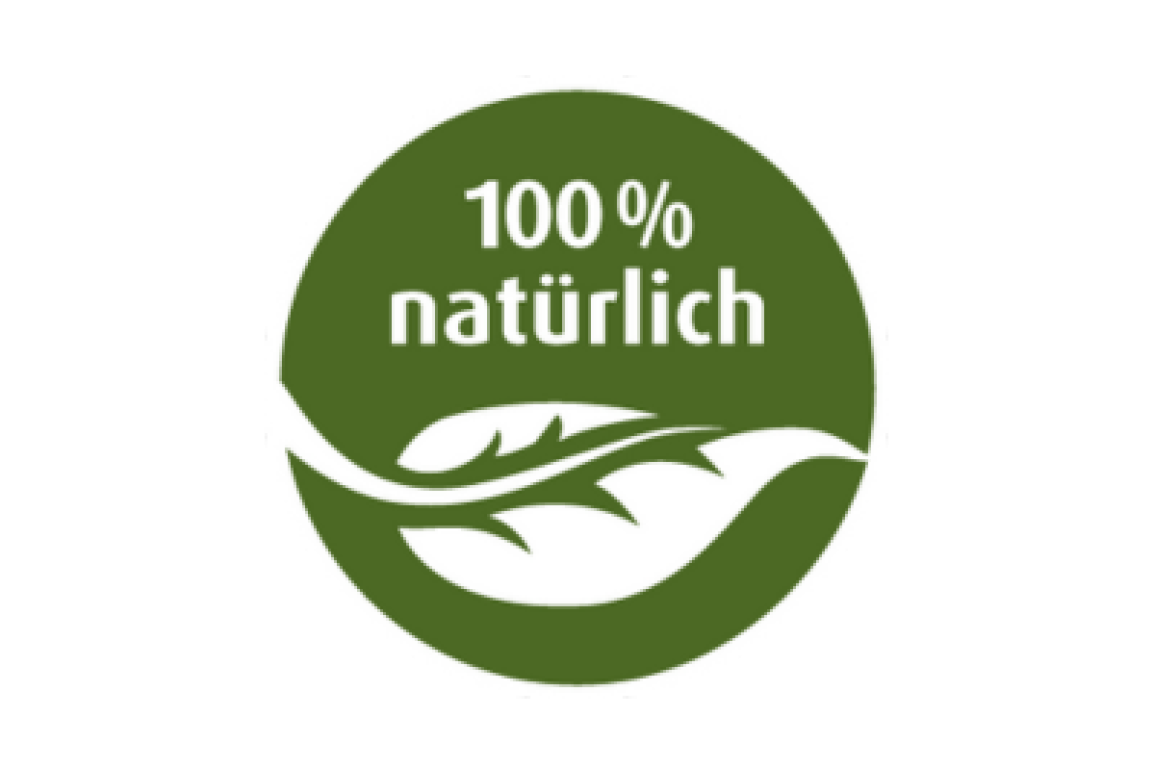 100% natürlich Logo