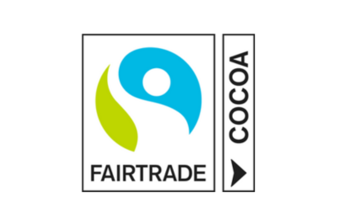 100% Fairtrade-Kakao Label
